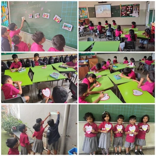 Grade 1 – HRT activity - Gratitude Card